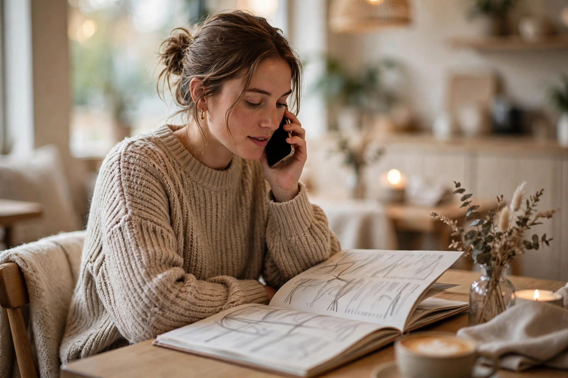 Restaurantpersonale som tar imot gjester
